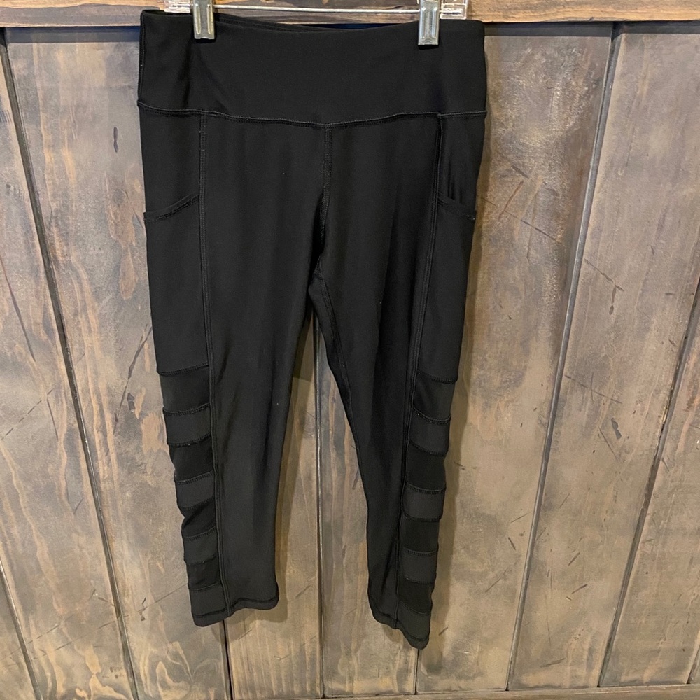 X by Gottex black workout leggings